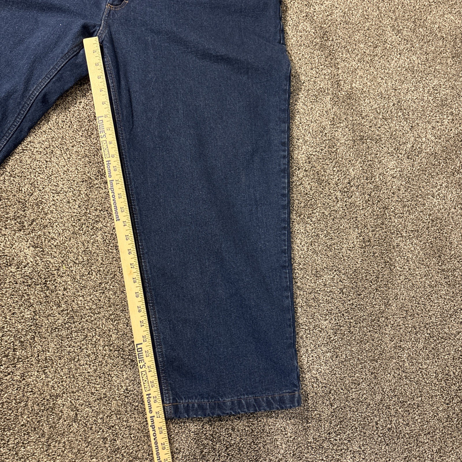 Scandia Woods Men's Size 46S ( 46 x 28) Fully Lined Heavyweight Denim Blue Jeans - View 8