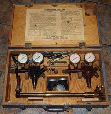 Vintage Milne Hornet Oxy-Acetylene Cutting Outfit Set (c.1940s) Original Case