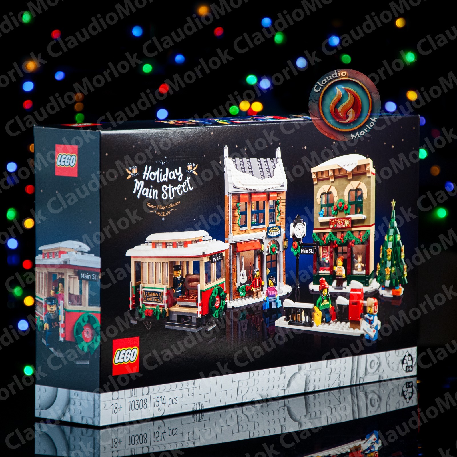 Lego Strada Principale Decorata A Natale (10308, Set Rari) - Immagine 3