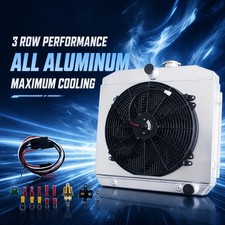 3-row Radiator Shroud Fan For 19551957 Chevy Bel Air Small Big Block V8 1956