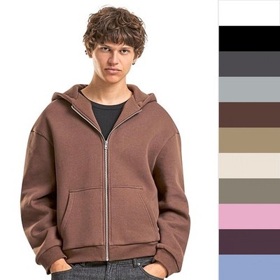 Build Your Brand Fluffy Zip Hoody BY285 Herren Sweatjacke NEU
