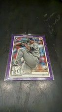 2020 Bowman Purple Mojo Refractor Andres Munoz Rookie Card /250 RC. rookie card picture