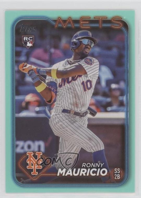 2024 Topps Series 1 Aqua Ronny Mauricio #224 Rookie RC 19gz