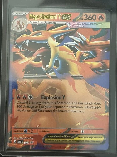 Pokemon Tcg Mega Charizard Y Ex Promo NM Pack Fresh