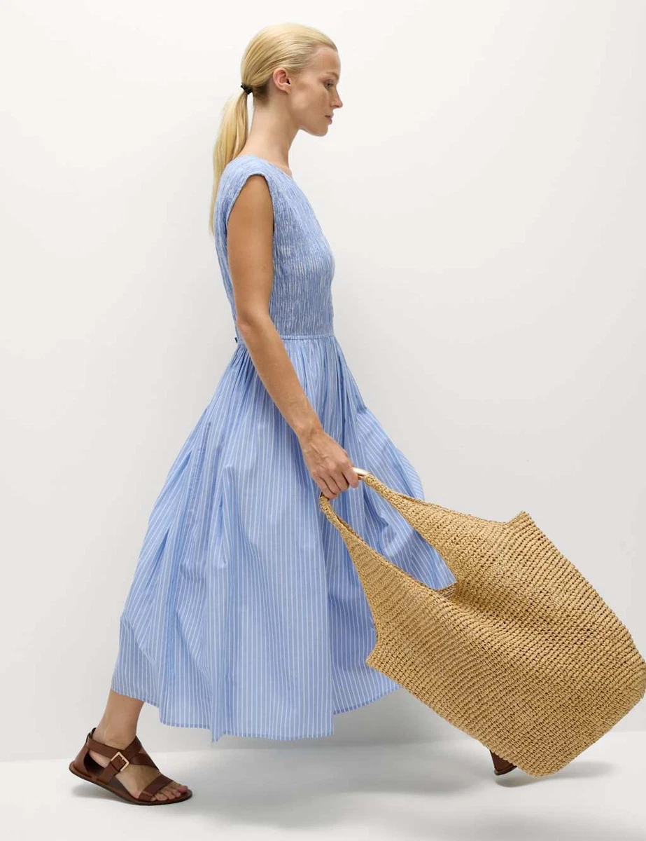 knee length dresses for ladies Buy Women's Cotton Linen Casual Wear Boxy Fit Dress|Cottonworld