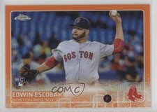 2015 Topps Chrome Orange Refractor 10/25 Edwin Escobar #168 s3g