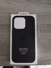 Image of Apple Silicone Case with MagSafe for iPhone 16 Pro - Black