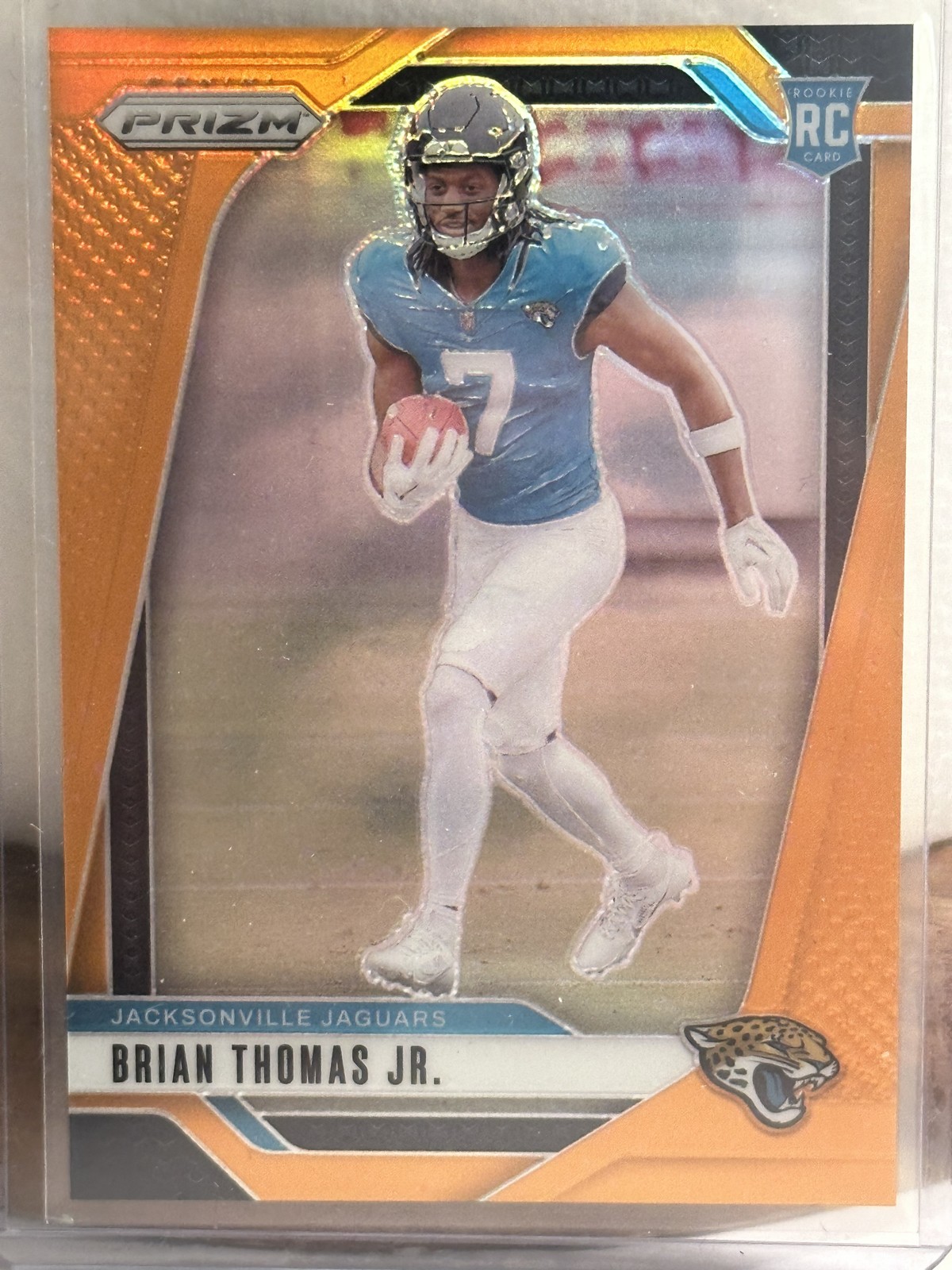 2024 Panini Prizm - Rookies Brian Thomas Jr. #314 Orange Prizm /249 (RC)