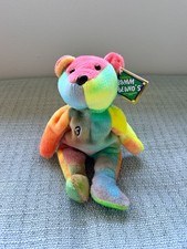 Salvino's Bamm Beano's Alex Rodriguez 3 Tie-Dye Bear 1998 MLB Mint with Tags