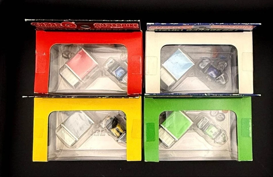 Choro-Q Chorobike Garaje Juego de 4 Honda, Yamaha, Suzuki, Kawasaki Foto 3 de 4