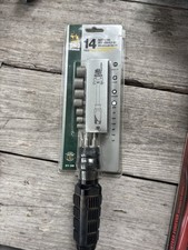 All-in-One Multi-Bit Ratcheting Screwdriver - 14 Bits & Nut Driver Included New