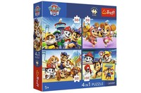 Puzzle 4X88 Premplus Kids Psia Straż 34693 Trefl