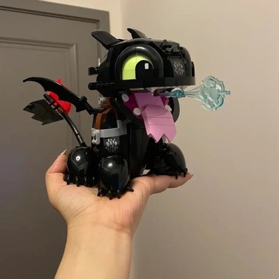 How To Train Your Dragon Toothless Night Fury Dragon Building Blocks Set Toy