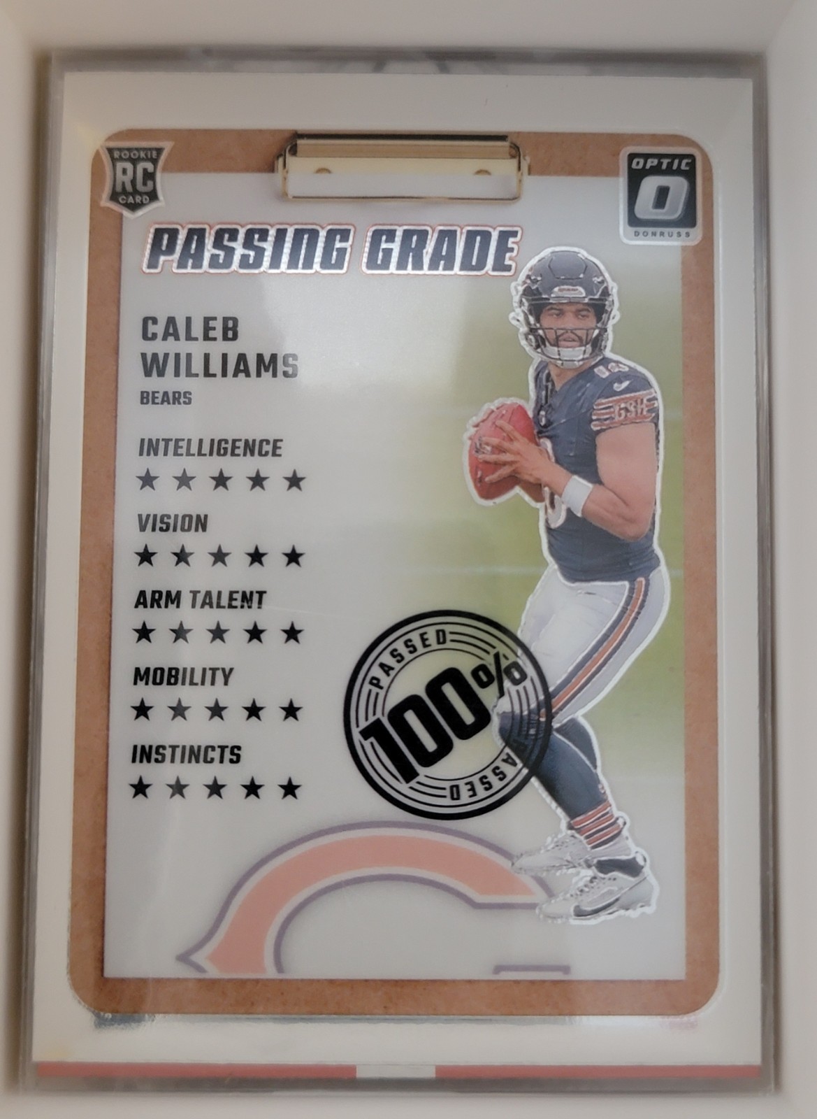 2024 Panini Donruss Optic Passing Grade - Caleb Williams, #1, RC