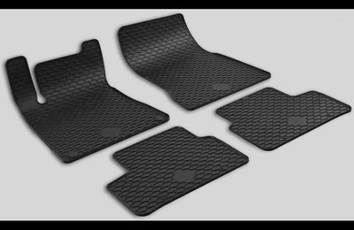 Design Gummi Fußmatten passend für Mercedes GLB X247 12.2019  Passform Gummimatt