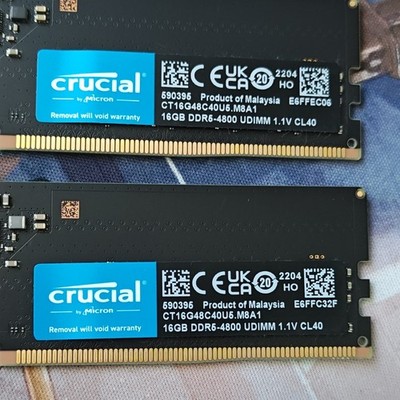 Crucial DDR5-4800 32GB RAM 【公式通販】