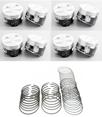 Sealed Power Hypereutectic Piston Set With Rings For Jeep 4.0L Engine (1996-2006, .030 Over)