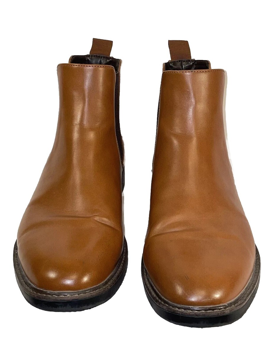 Kenneth Cole Tan Leather Chukka Chelsea Boots Shop REACTION Hulard Chelsea Boot – Cognac Men | KC main image 2
