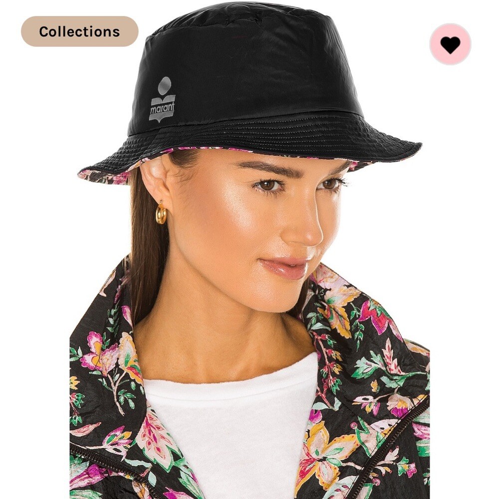 Isabel Marant Haley Reversible Logo Bucket Hat NWT Isabel Marant HALEY HAT | REVERSIBLE main image 4