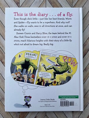 DIARY OF A FLY by Doreen Cronin - Kids Children Hardcover Book