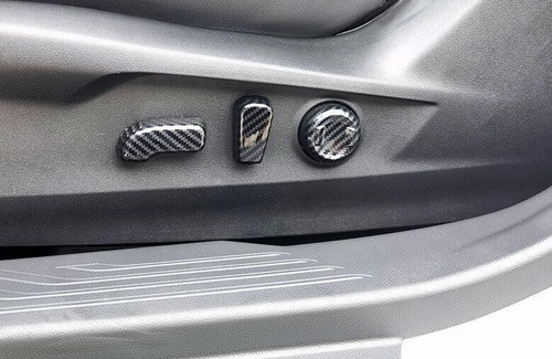 For Subaru Outback 2021-23 ABS Carbon Fiber Electric Seat Adjustment Cover Trim - Foto 3 di 16