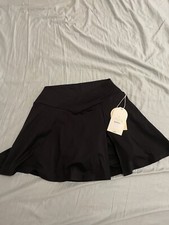 Blogilates Women's Criss Cross Slit High-Rise Skort - Black L