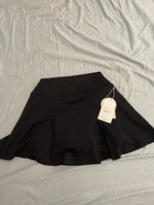 Blogilates Women's Criss Cross Slit High-Rise Skort - Black L