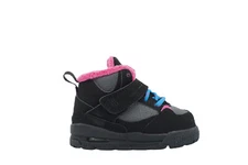 [467931-008] Air Jordan Flight 45 Trek Toddlers TD Black/Dynamic Blue-Vivid Pink