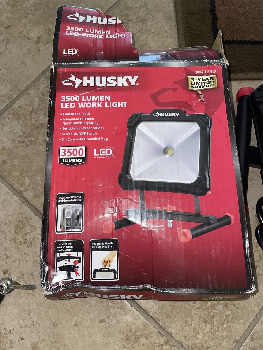Husky 3500 Lumen Portable LED Work Light
