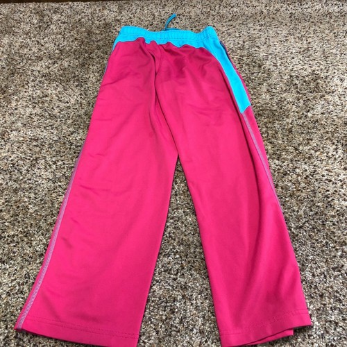Nike Therma-fit Girls Sweatpants Medium Pink And Baby Blue - Picture 6 of 7