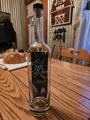 Eagle Rare 10 year   empty Kentucky bourbon bottle