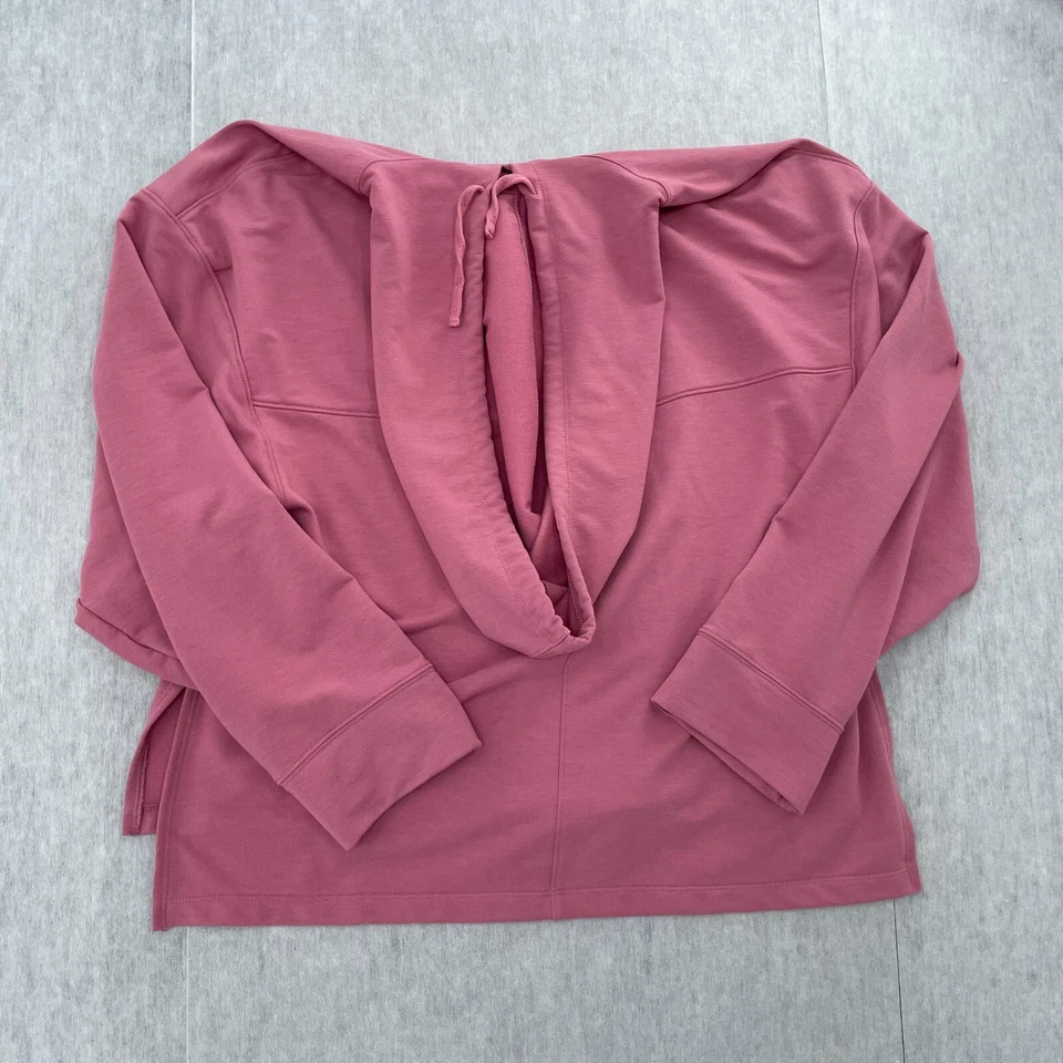 Nike Suéter de Yoga para Mujer Pequeño Rosa Sudadera con Capucha Rendimiento Relajado Dri Fit Damas S Foto 2 de 4