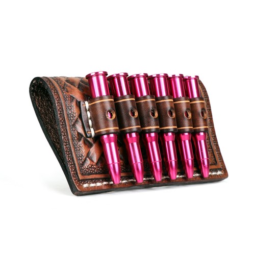 Tourbon Leather Revolver/Rifle Ammo Belt Slide Bullet Holder - Picture 21 of 23
