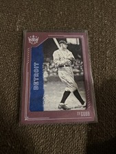 2021 Panini Diamond Kings FOTL #23 Ty Cobb Plum Frame