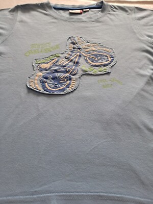 Berti- T-Shirt- Kurzarm- Himmelblau- Größe 128- Sonderangebot-