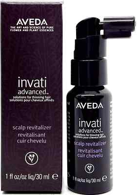 AVEDA INVATI ADVANCED SCALP REVITALIZER SOLUTIONS FOR THINNING HAIR 1.0 Oz /30ml