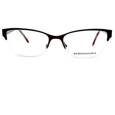 BCBGMaxazria Kana Wine Eyeglasses Frames Womens Pink red 53 17 135 H13576