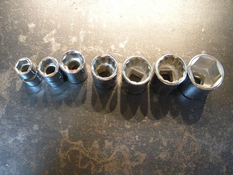 Husky Sockets  NEW  3/8" Drive 7pc SAE    Lifetime Guarantee   - Image 2 of 3