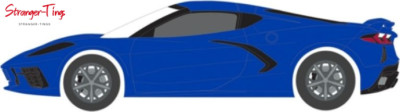 Greenlight Chevrolet Corvette C8 Stingray 2lt 2020 (LOT 1259) Interior 1:64