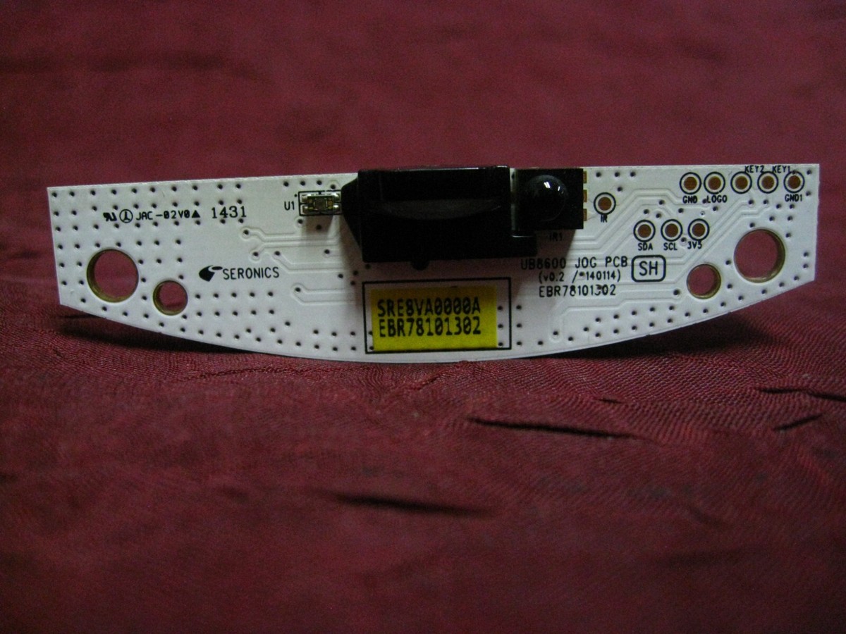 Panneau De Boutons Et Capteur IR Pour LG 65UH8500-UA – Réf EBR81968503 – Ouvert/neuf