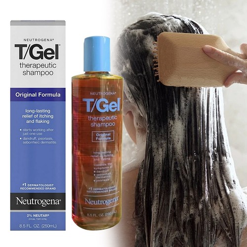 Neutrogena T-Gel Therapeutic Shampoo 8.5 Fl Oz/250 ml "NEW LOOK" - Picture 4 of 10