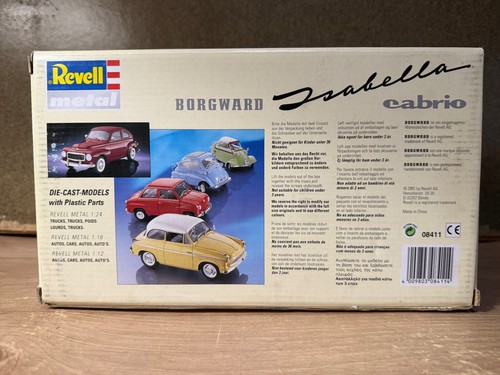 REVELL BORGWARD ISABELLA COUPE ARGENTO NERO TOP 1/18 - Foto 6 di 6