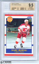 Marc Bureau RC BGS 9.5: 1990-91 Score Rookie Highest Subs True Gem Mint POP 2