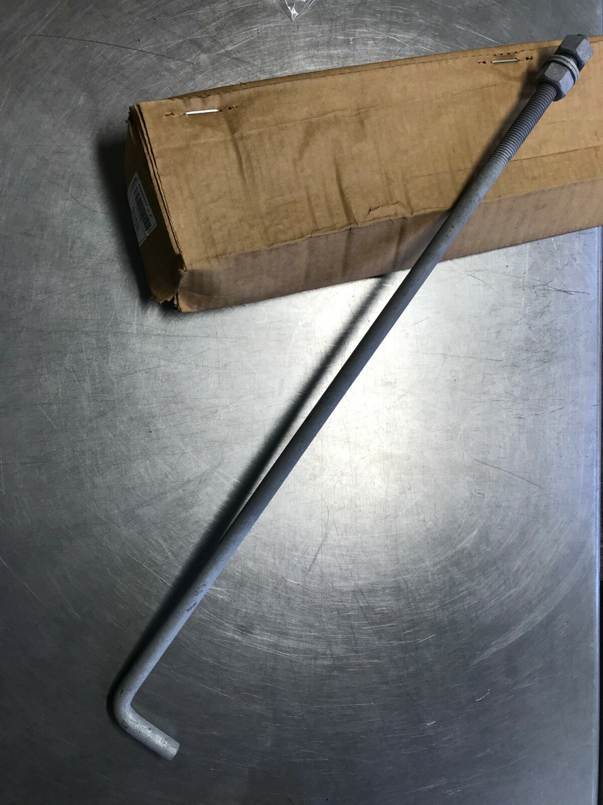 GALVANIZED JIB CRANE Anchor BOLT KIT 4 Bolts & 8 Nuts/Washers 31" L x 3/4" Dia. eBay