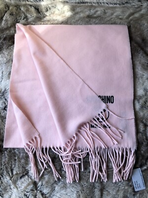 Écharpe En Laine Moschino Italy - Design Art Wine, Neuve Avec Étiquettes (NWT)