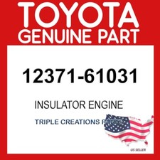 Toyota Genuine 1237161031 Insulator Engine Mounting Rear No.1 12371-61031 OEM