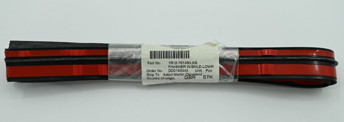 OEM Aston Martin Vanquish Windshield Glass Lower Finisher P/N 1R12-761480-AG