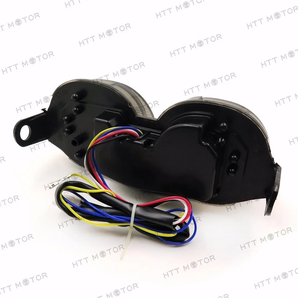 Luz trasera LED integrada HTTMT con señales para Yamaha YZF R6 2001 2002 Sportbike Foto 3 de 4