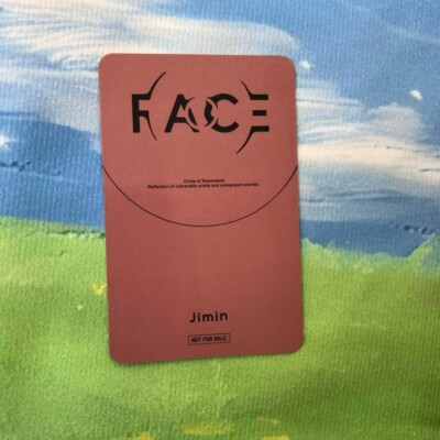 BTS JIMIN THE FACE Universal Music Lucky draw Photocard Official