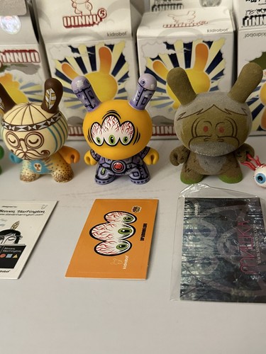 Kidrobot Dunny Huck Series 5 lot of 9 come complete mad barbarian, S. Harrington - Picture 6 of 11